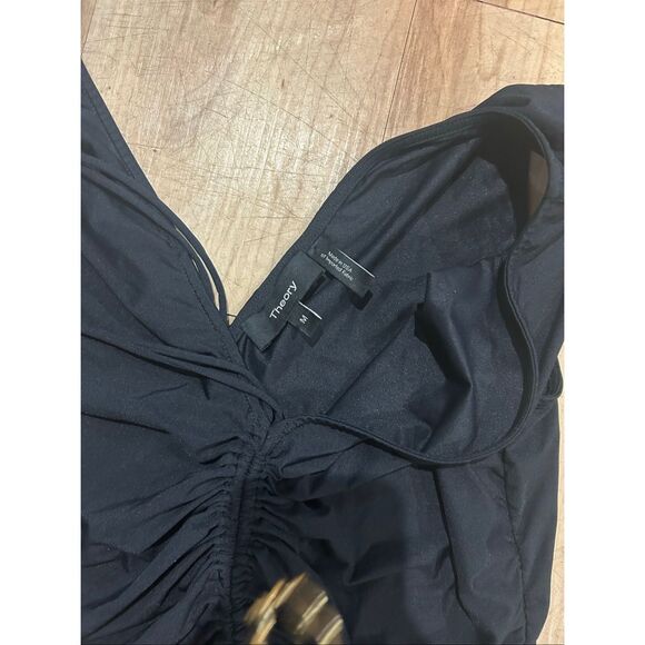 Theory Bodycon Ruched Strappy Dress - Picture 7 of 8